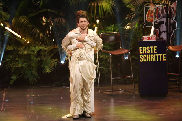 FIRST STEPS 2026 Hosts Malaya and Maximilian Present Awards on Stage at the FIRST STEPS 2026 Awards Ceremony at the Theater des Westens in Berlin Copyright: xEventpressxFuhrx