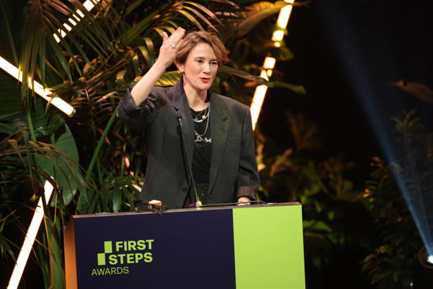 FIRST STEPS 2026 Feature-Length Film Evening Presentation by Eva Trobisch Award Ceremony on Stage at the FIRST STEPS 2026 Awards at the Theater des Westens in Berlin Copyright: xEventpressxFuhrx
