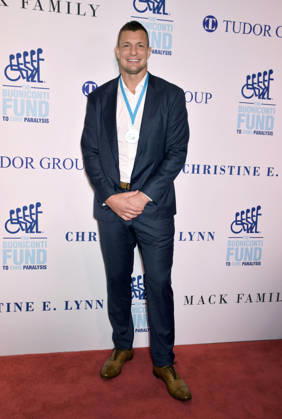 NEW YORK, NY - OCTOBER 5: Rob Gronkowski at the 41st Annual Great Sports Legends Dinner on October 5, 2026 at the New York Hilton in New York City. Copyright: xmpi099x