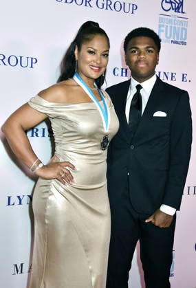 NEW YORK, NY - OCTOBER 5: Laila Ali and Curtis Muhammad Conway Jr. at the 41st Annual Great Sports Legends Dinner on October 5, 2026 at the New York Hilton in New York City. Copyright: xmpi099x
