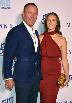 NEW YORK, NY - OCTOBER 5: Renny Harlin and Johanna Kokkila at the 41st Annual Great Sports Legends Dinner on October 5, 2026 at the New York Hilton in New York City. Copyright: xmpi099 MediaPunchx
