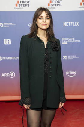 ABB FIRSTSTEPS: Luise Befort walks the red carpet at the 2026 FIRST STEPS Awards ceremony at the Theater des Westens on October 5, 2026, in Berlin, Germany