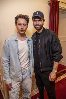 ABB FIRSTSTEPS: Jonathan Berlin and Moritz Vierboom attended the party held in conjunction with the 2026 FIRST STEPS Awards ceremony at the Theater des Westens on October 5, 2026, in Berlin, Germany