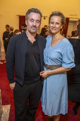 ABB FIRSTSTEPS: Christian Schwochow and Susanne Bormann attend the party following the 2026 FIRST STEPS Awards ceremony at the Theater des Westens on October 5, 2026, in Berlin, Germany