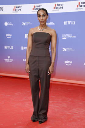 Hadnet Tesfai at the 27th First Steps Awards ceremony in 2026 at the Theater des Westens in Berlin, October 5, 2026 Foto:xN.xKubelkax xFuturexImagex first_steps_6047