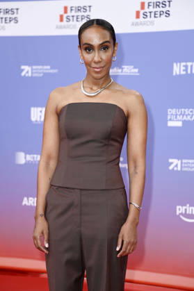 Hadnet Tesfai at the 27th First Steps Awards ceremony in 2026 at the Theater des Westens in Berlin, October 5, 2026 Foto:xN.xKubelkax xFuturexImagex first_steps_6119