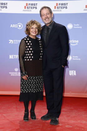 Adriana Altaras and Florian Gallenberger at the 27th First Steps Awards ceremony in 2026 at the Theater des Westens in Berlin, October 5, 2026 Foto:xN.xKubelkax xFuturexImagex first_steps_6201