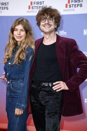 Josephine Thiesen with her companion at the 27th First Steps Awards ceremony in 2026 at the Theater des Westens in Berlin, October 5, 2026 Foto:xN.xKubelkax xFuturexImagex first_steps_6215