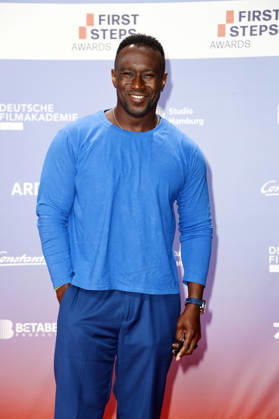 Jerry Kwarteng at the 27th First Steps Awards ceremony in 2026 at the Theater des Westens in Berlin, October 5, 2026 Foto:xN.xKubelkax xFuturexImagex first_steps_6228