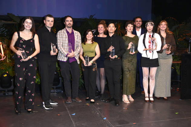 The winners at the 27th First Steps Awards ceremony in 2026 at the Theater des Westens in Berlin, October 5, 2026 Foto:xN.xKubelkax xFuturexImagex first_steps_6258