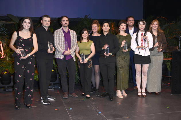 The winners at the 27th First Steps Awards ceremony in 2026 at the Theater des Westens in Berlin, October 5, 2026 Foto:xN.xKubelkax xFuturexImagex first_steps_6259