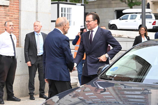 The Prado Museum Reopens the Queen Christina Sculpture Gallery with a Visit from Prince Daniel of Sweden The president of the Royal Board of Trustees of the Prado Museum, Javier Solana, welcomes Prince Daniel of Sweden for the reopening of the Queen Christina Sculpture Gallery on October 6, 2026, in Madrid, Spain. CELEBRITIES PRADO MUSEUM ROYALTY PRINCE José Madrid Madrid Spain Copyright: xJosà xOlivax 7824163