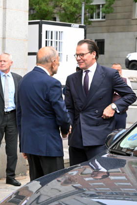 The Prado Museum Reopens the Queen Christina Sculpture Gallery with a Visit from Prince Daniel of Sweden The president of the Royal Board of Trustees of the Prado Museum, Javier Solana, welcomes Prince Daniel of Sweden for the reopening of the Queen Christina Sculpture Gallery on October 6, 2026, in Madrid, Spain. CELEBRITIES PRADO MUSEUM ROYALTY PRINCE José Madrid Madrid Spain Copyright: xJosà xOlivax 7824164