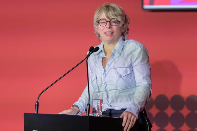Frankfurt Book Fair 2026 Jill Lepore, American historian and author Opening press conference of the Frankfurt Book Fair 2026, Frankfurt am Main, Hesse, Germany, Exhibition Center