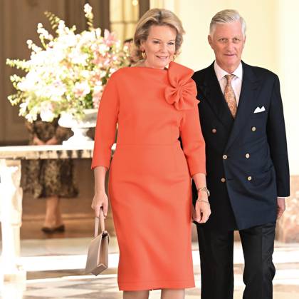 King Philippe and Queen Mathilde receive the Belgian athletes (2025-2026) BRUSSELS, BELGIUM - OCTOBER 06 : King Philippe and Queen Mathilde are hosting a reception at Laeken Castle for Belgian athletes who have distinguished themselves over the past two years. Among them are athletes who have won a medal at a European or World Championship in an Olympic or Paralympic sport, as well as those who have achieved an exceptional performance on the world stage on October 6, 2026 in Brussels, Belgium, 06 10 2026 Brussels Belgium  Copyright: xDidierxLebrunx