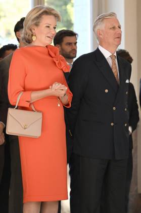 King Philippe and Queen Mathilde receive the Belgian athletes (2025-2026) BRUSSELS, BELGIUM - OCTOBER 06 : King Philippe and Queen Mathilde are hosting a reception at Laeken Castle for Belgian athletes who have distinguished themselves over the past two years. Among them are athletes who have won a medal at a European or World Championship in an Olympic or Paralympic sport, as well as those who have achieved an exceptional performance on the world stage on October 6, 2026 in Brussels, Belgium, 06 10 2026 Brussels Belgium  Copyright: xDidierxLebrunx