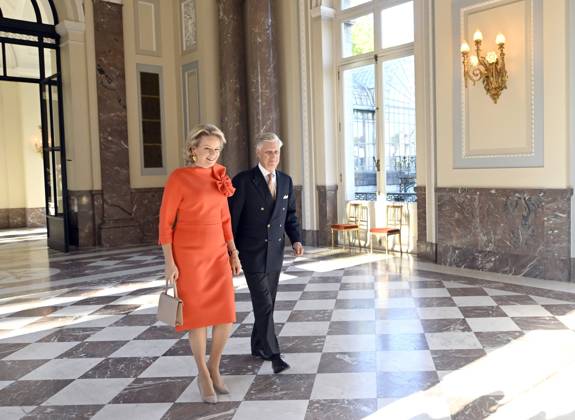 King Philippe and Queen Mathilde receive the Belgian athletes (2025-2026) BRUSSELS, BELGIUM - OCTOBER 06 : King Philippe and Queen Mathilde are hosting a reception at Laeken Castle for Belgian athletes who have distinguished themselves over the past two years. Among them are athletes who have won a medal at a European or World Championship in an Olympic or Paralympic sport, as well as those who have achieved an exceptional performance on the world stage on October 6, 2026 in Brussels, Belgium, 06 10 2026 Brussels Belgium  Copyright: xDidierxLebrunx