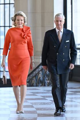 King Philippe and Queen Mathilde receive the Belgian athletes (2025-2026) BRUSSELS, BELGIUM - OCTOBER 06 : King Philippe and Queen Mathilde are hosting a reception at Laeken Castle for Belgian athletes who have distinguished themselves over the past two years. Among them are athletes who have won a medal at a European or World Championship in an Olympic or Paralympic sport, as well as those who have achieved an exceptional performance on the world stage on October 6, 2026 in Brussels, Belgium, 06 10 2026 Brussels Belgium  Copyright: xDidierxLebrunx
