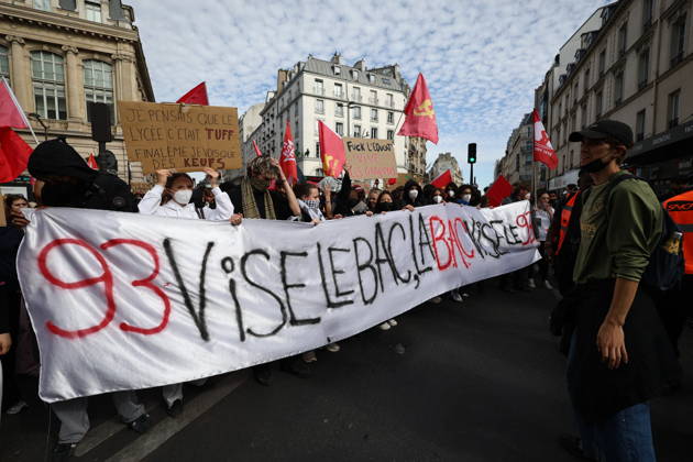 Student Demonstration - Paris Students have begun marching towards Gare de Lyon to protest against the current state of public education, once again, on October 6, 2026, in Paris, France. Today’s march is planned to go from Gare de Lyon to Place de la République. Photo by Raphael Lafargue ABACAPRESS.COM Paris France Copyright: xLafarguexRaphael ABACAx