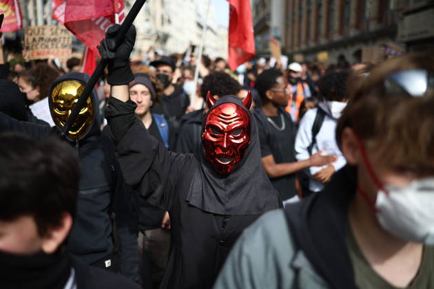 Student Demonstration - Paris Students have begun marching towards Gare de Lyon to protest against the current state of public education, once again, on October 6, 2026, in Paris, France. Today’s march is planned to go from Gare de Lyon to Place de la République. Photo by Raphael Lafargue ABACAPRESS.COM Paris France Copyright: xLafarguexRaphael ABACAx