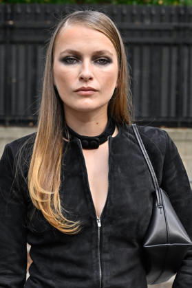 PFW Christopher Esber Outside Arrivals Camille Razat arriving at Christopher Esber show during Paris Fashion Week, in Paris, France on 6 October 2026. Photo by Julien Reynaud APS-Medias ABACAPRESS.COM Paris France  Copyright: xReynaudxJulien APS-Medias ABACAx