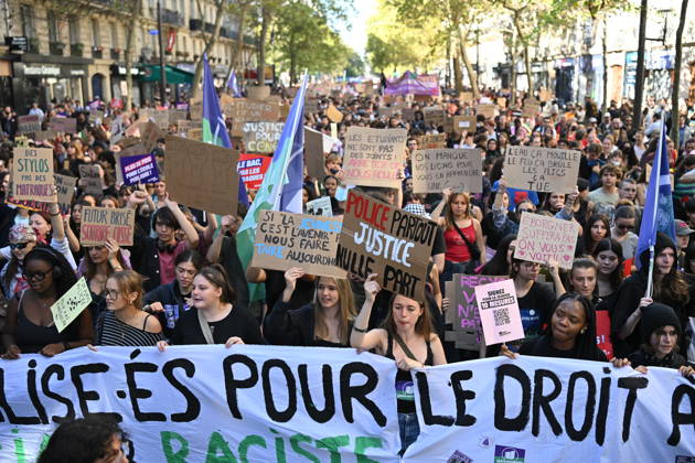 Student trade union organisations called for a secondary school protest on 6 October 2026 in Paris to demand more resources for secondary schools. - 06 10 2026 - France Ile-de-France (region) Paris - JulienxMattiax xLexPictorium LePictorium_0341920