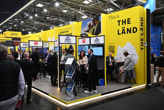 EXPO REAL 2026 is currently taking place at the Messe München exhibition grounds. It is Europe s largest international trade fair for real estate, investment, and infrastructure. Photo: The State of Baden-Württemberg s exhibition booth