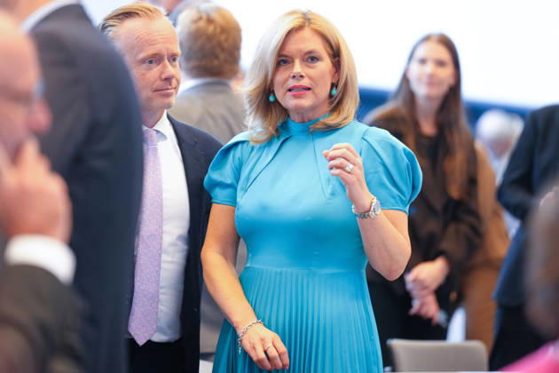 Opening Photos: CDU Parliamentary Group Meeting—Bundestag President Julia Kloeckner at the start of the CDU parliamentary group meeting in the German Bundestag, Berlin, October 6, 2026, Berlin, Berlin, Germany