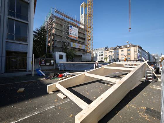 October 6, 2026 xkhx Kassel New Roof for the Elisabeth Church Three years after the church’s roof collapsed, the temporary roof is being removed and replaced with a permanent one KH