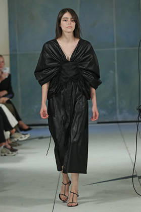 PFW - Litkovska Runway A model walks the runway during the Litkovska Womenswear Spring Summer 2027 show as part of the Paris Fashion Week on October 6, 2026 in Paris, France. Photo by Alain-Gil Gonzalez ABACAPRESS.COM Paris France  Copyright: xGonzalezxAlain-Gil ABACAx