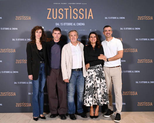 October 6, 2026, Rome, Rome, Italy: Director Francesco Piras and the cast, including Paola Giannini, Michele Riondino, Fabrizio Ferracane, Geppi Cucciari, and Jacopo Cullin, during the photocall for the presentation of the film Zustissia, inspired by the true story of the longest miscarriage of justice in Italian history, 33 years of wrongful imprisonment. Rome, October 6, 2026 Rome Italy  - ZUMAa289 20261006_zia_a289_033 Copyright: xMariaxLauraxAntonellix xAgfx