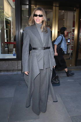 October 6, 2026, New York, New York, USA: JESSICA BIEL arrives at NBC studios for ‘The Today Showâ New York USA - ZUMAh16_ 20261006_zaf_h16_010 Copyright: xDanxHerrickx