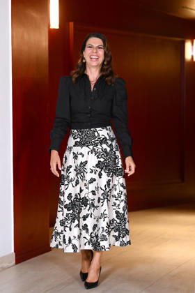 October 6, 2026, Rome, Rome, Italy: Geppi Cucciari during the photocall for the presentation of the film Zustissia, inspired by the true story of the longest miscarriage of justice in Italian history, 33 years of wrongful imprisonment. Rome, October 6, 2026 Rome Italy - ZUMAa289 20261006_zia_a289_074 Copyright: xMariaxLauraxAntonellix xAgfx