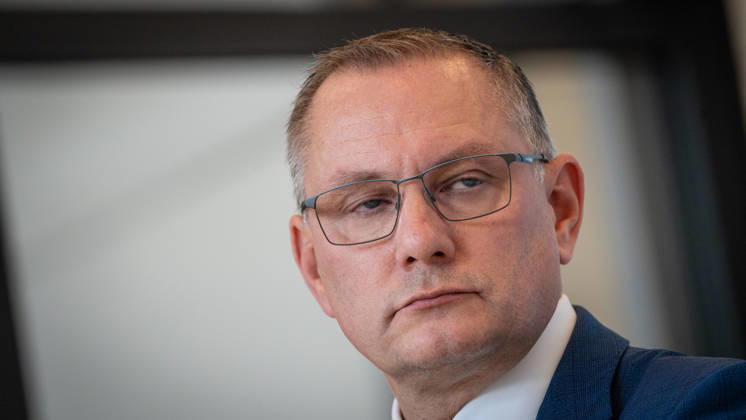 Tino Chrupalla, AfD Party and Parliamentary Group Leader Press statement by the two AfD party leaders and parliamentary group leaders before the start of the parliamentary group meeting in the German Bundestag, Berlin, Berlin, Germany, Bundestag