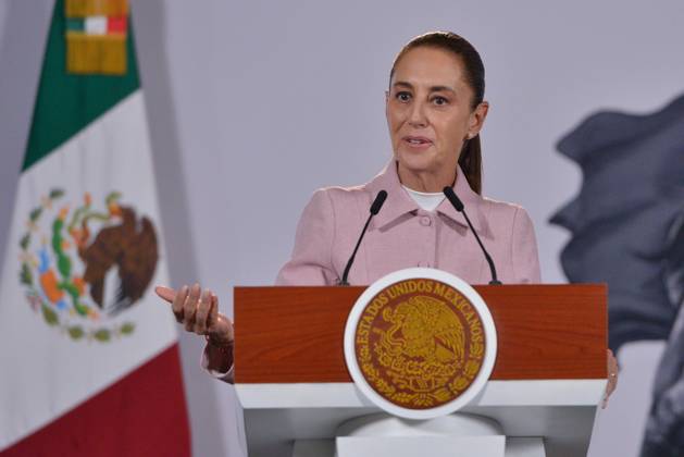 October 6, 2026: TO-45365-MEXICO , June 10, 2026. Mexican President Claudia Sheinbaum spoke about the increase in health clinics and national policy during the "People& 039;s Conference" at the National Palace in Mexico City. Clasos.com.mx - ZUMAcs4_ 20261006_faa_cs4_029 Copyright: xJavierxLiraxOterox