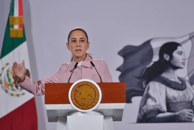 October 6, 2026: TO-45365-MEXICO , June 10, 2026. Mexican President Claudia Sheinbaum spoke about the increase in health clinics and national policy during the "People& 039;s Conference" at the National Palace in Mexico City. Clasos.com.mx - ZUMAcs4_ 20261006_faa_cs4_039 Copyright: xJavierxLiraxOterox