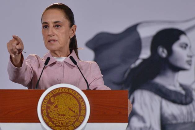 October 6, 2026: TO-45365-MEXICO , June 10, 2026. Mexican President Claudia Sheinbaum spoke about the increase in health clinics and national policy during the "People& 039;s Conference" at the National Palace in Mexico City. Clasos.com.mx - ZUMAcs4_ 20261006_faa_cs4_044 Copyright: xJavierxLiraxOterox