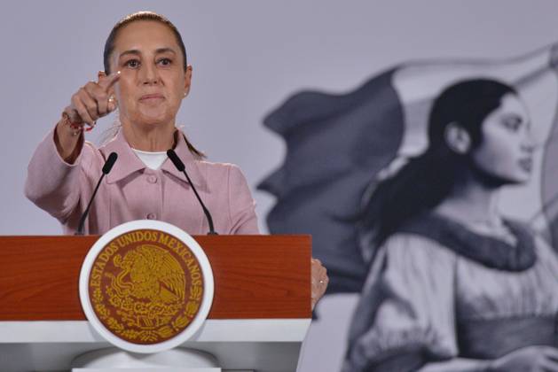 October 6, 2026: TO-45365-MEXICO , June 10, 2026. Mexican President Claudia Sheinbaum spoke about the increase in health clinics and national policy during the "People& 039;s Conference" at the National Palace in Mexico City. Clasos.com.mx - ZUMAcs4_ 20261006_faa_cs4_053 Copyright: xJavierxLiraxOterox