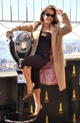 NEW YORK, NY- OCTOBER 6: Jessie James Decker at the Empire State Building to Celebrate the Release of New Cookbook The Secret Sauce: A Family Cookbook Seasoned with Love on October 6, 2026 in New York City. Copyright: xmpi099 MediaPunchx