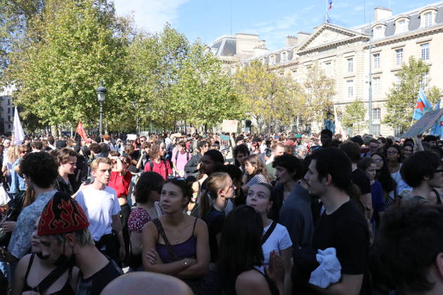 High school and university students protest in Paris PARIS, FRANCE - OCTOBER 6, 2026: Thousands of high school and university students gather at Place de la Republique in Paris, France, on October 6, 2026, during a day of mobilization to protest a lack of resources in the French education system and their study conditions. Teachers, trade unionists and parents also take part in the demonstration. Protesters hold placards and flags as a large police presence is deployed around the demonstration. Umit Donmez Anadolu Paris France. Editorial use only. Please get in touch for any other usage. Copyright: x2026xAnadoluxUmitxDonmezx
