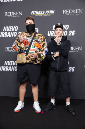 Spotify Hosts the Nuevo Urbano 26 Event Singers Chillo and Fernández during the Nuevo Urbano 26 event at Shôko Madrid on October 6, 2026, in Madrid, Spain. The event, organized by Spotify, brings together some of the artists and leading figures of the new Spanish urban music scene. OCTOBER 6, 2026 SPOTIFY NUEVO URBANO MUSIC SINGERS Jesús Hellí Madrid Madrid, Spain  Copyright: xJesusxHellinx 7825216