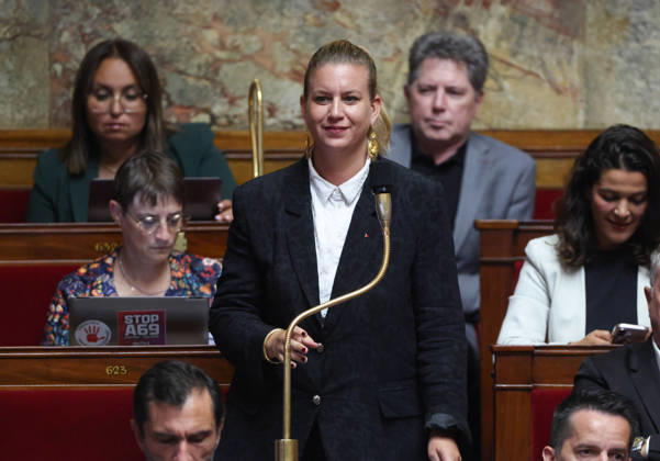 AssembleÌe Nationale - QAG du 6 octobre 2026 Mathilde Panot SÃ ance des Questions d ActualitÃ s au Gouvernement Ã l AssembleÌe Nationale Ã Paris, le 6 octobre 2026. Current Affairs Question Period with the Government at the National Assembly in Paris, October 6, 2026.  Copyright: xFabricexChasseryx