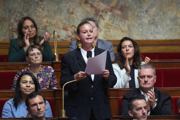 AssembleÌe Nationale - QAG du 6 octobre 2026 Mathilde Panot SÃ ance des Questions d ActualitÃ s au Gouvernement Ã l AssembleÌe Nationale Ã Paris, le 6 octobre 2026. Current Affairs Question Period with the Government at the National Assembly in Paris, October 6, 2026.  Copyright: xFabricexChasseryx