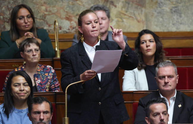 AssembleÌe Nationale - QAG du 6 octobre 2026 Mathilde Panot SÃ ance des Questions d ActualitÃ s au Gouvernement Ã l AssembleÌe Nationale Ã Paris, le 6 octobre 2026. Current Affairs Question Period with the Government at the National Assembly in Paris, October 6, 2026.  Copyright: xFabricexChasseryx