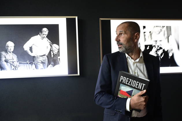 CTK Photobank editor-in-chief Petr Mlch during the opening of Photo CTK: Havel - President Vaclav Havel Through the Eyes of CTK Photojournalists exhibition, marking 90th anniversary of Havel s birth, organised by Czech Press Agency (CTK)xinxcollaborationxwithxCzechxPhoto,xonxOctoberx6,x2026,xinxPrague,xCzechxRepublic.x(CTKxPhoto RomanxVondrous) CTKPhotoP2026100607319 CTKPhotoP2026100607319