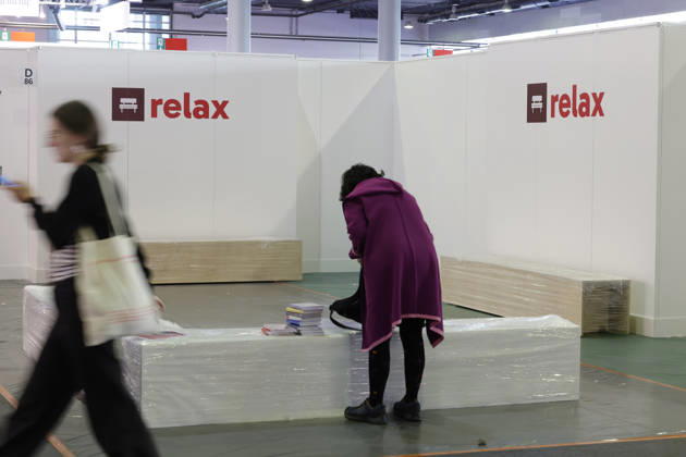 Frankfurt Impressions, October 6, 2026: The 78th Frankfurt Book Fair offers opportunities to unwind and relax. Frankfurt am Main, Hesse, Germany