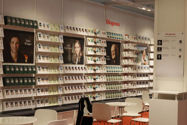 Frankfurt Impressions: On October 6, 2026, at the 78th Frankfurt Book Fair, Diogenes will be showcasing its booth featuring Takis Würger, Julia Engelmann, and Peter Grainger. Frankfurt am Main, Hesse, Germany