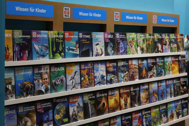 Frankfurt Impressions, October 6, 2026: Wissen für Kinder is featured at the 78th Frankfurt Book Fair. What Is What? Frankfurt am Main, Hesse, Germany