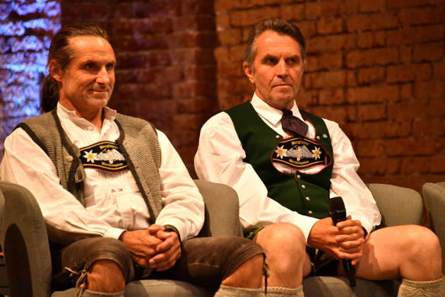Alexander Huber and Thomas Huber (Huber Buam) at the presentation of the Bavarian State Medal for Social Merit at the All Saints Court Church, Residenz on October 6, 2026, in Munich. Alexander Huber and his brother Thomas Huber attend the presentation of