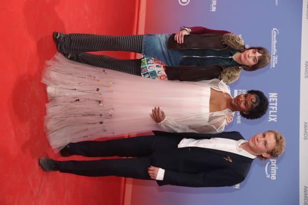 Greta Krämer, Mariama Jobe, and Jona Levin Nicolai at the 27th First Steps Awards ceremony in 2026 at the Theater des Westens in Berlin, October 5, 2026 Copyright: xAgenturxMatthiasxWehnertx xM.xGränzdörferx